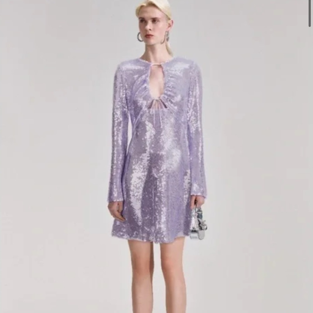 Self-Portrait Lilac Dress
